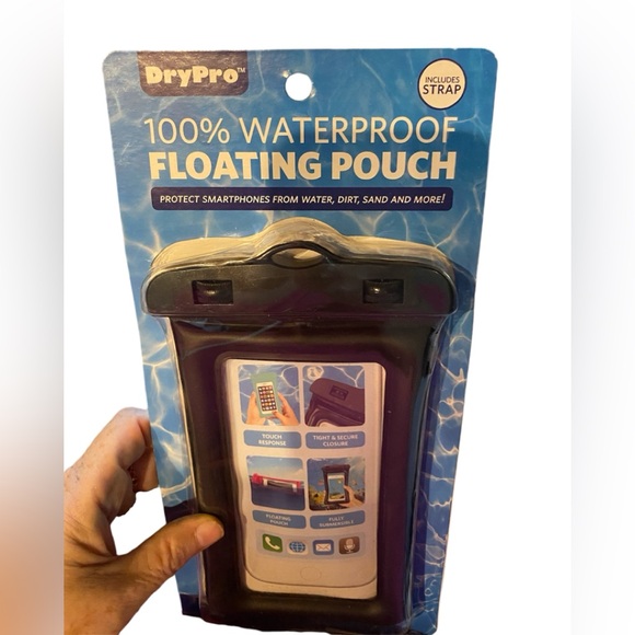 🌊 Drypro Waterproof Floating Smartphone Pouch With Strap🌊 NIB - Picture 2 of 4